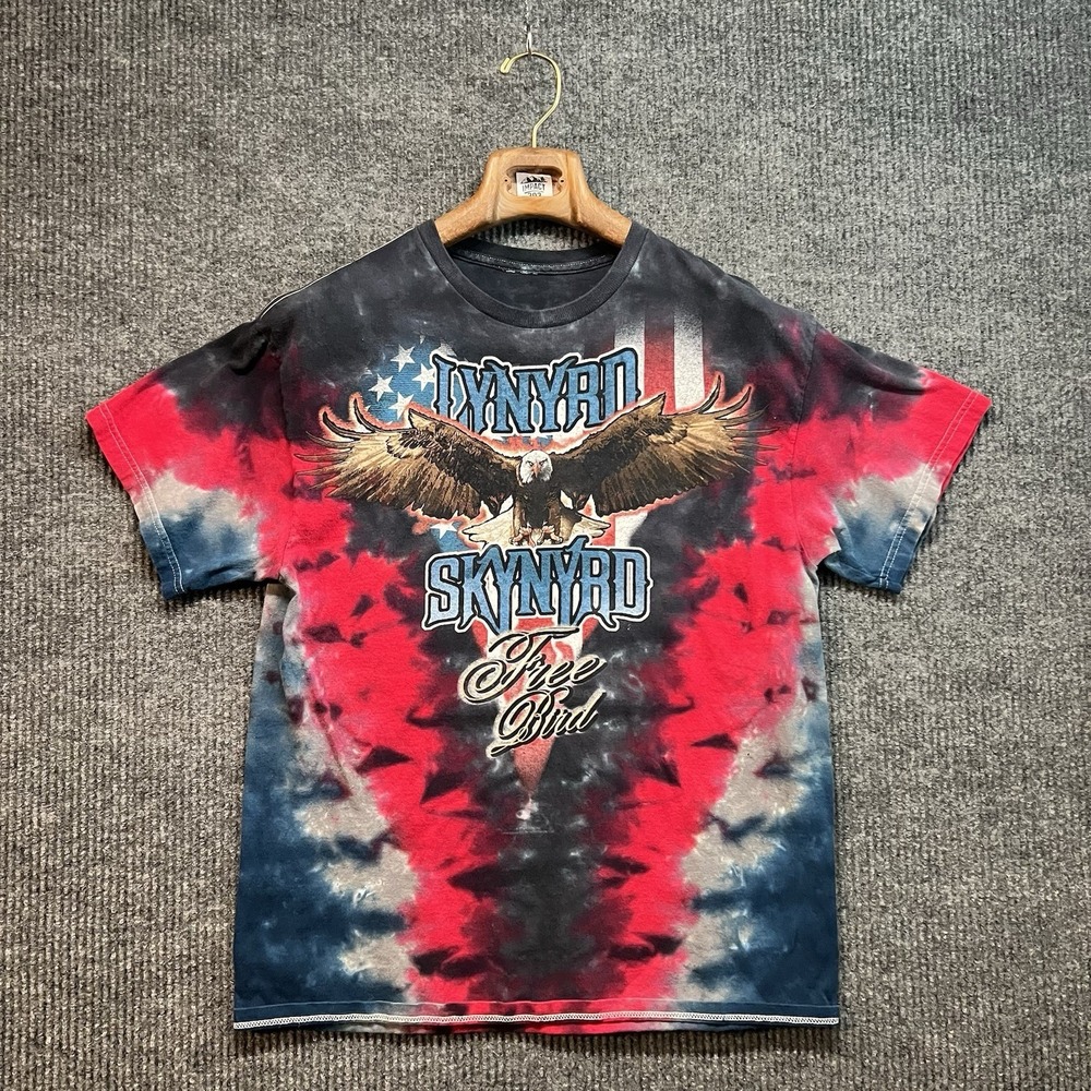 Delta Lynyrd Skynyrd Free Bird 2012 Band Tour T Shirt Tie Dye Men's Size Medium